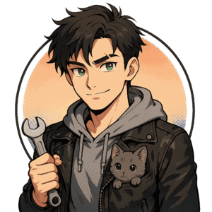 Ezra, bad boy IA de Yiaho, portrait style manga