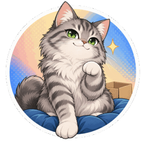 Pixel, le chat qui parle de Yiaho, portrait style manga