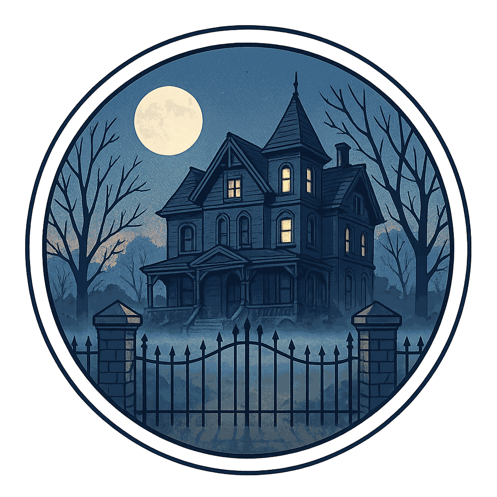 La Maison Delorme, histoire interactive de maison hantée IA de Yiaho, illustration style manga