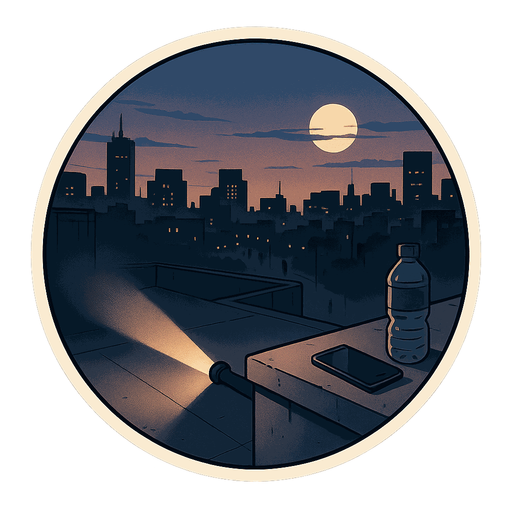 La Nuit des zombies, histoire interactive IA de Yiaho, illustration style manga
