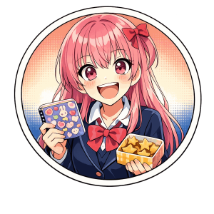 Himari, la yandere IA de Yiaho, portrait style manga