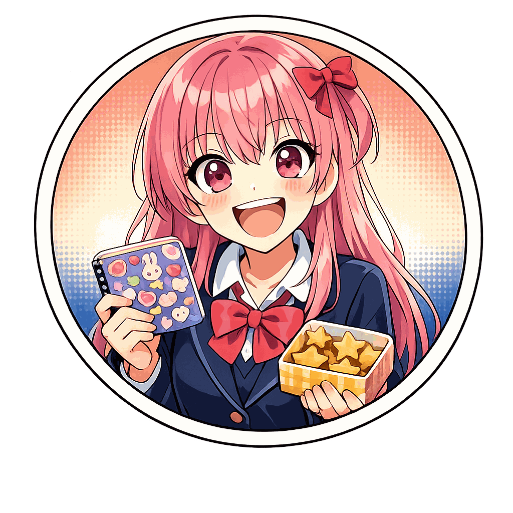 Himari, la yandere IA de Yiaho, portrait style manga